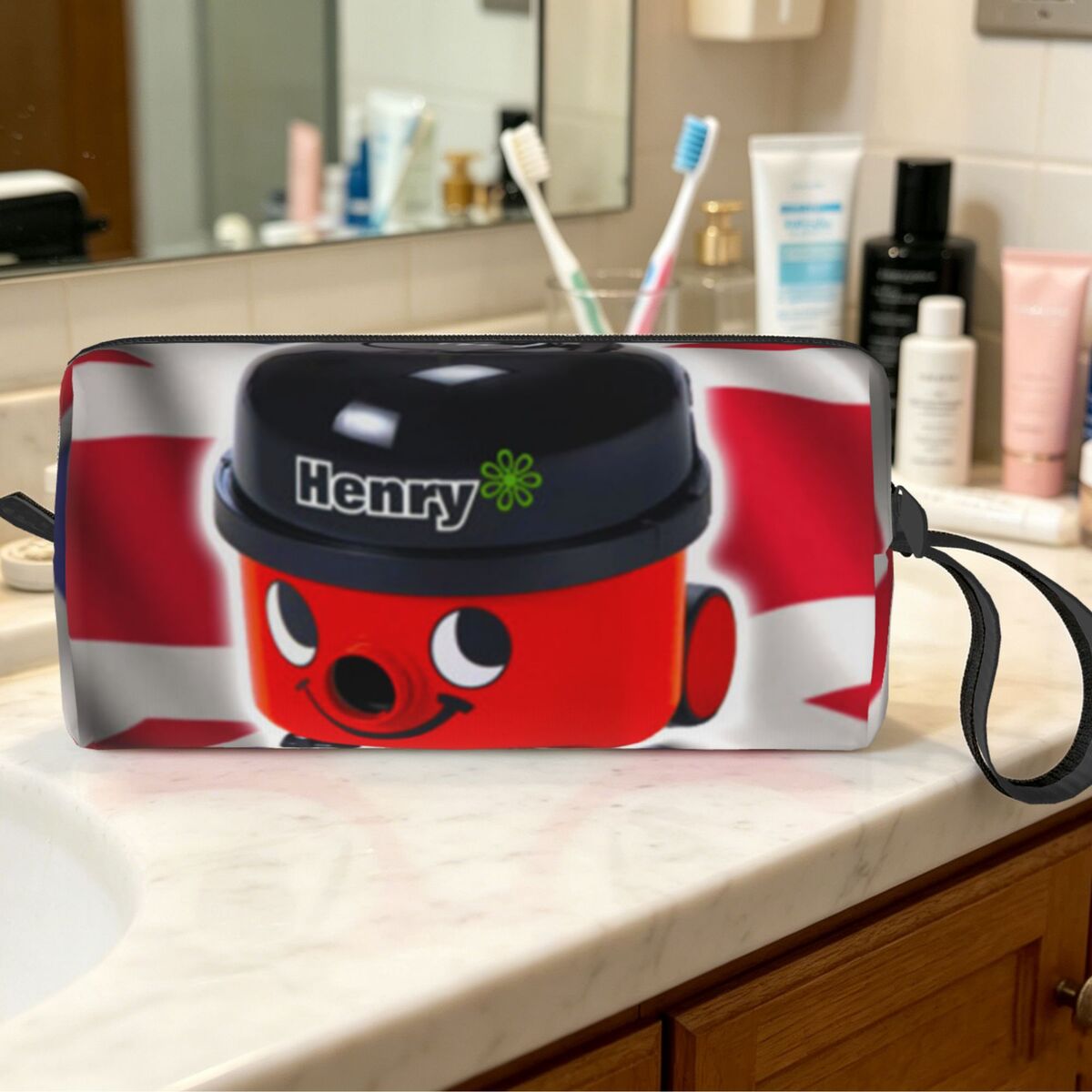 Beauty Makeup Uk - Henry Hoover With UK Flag Trousse