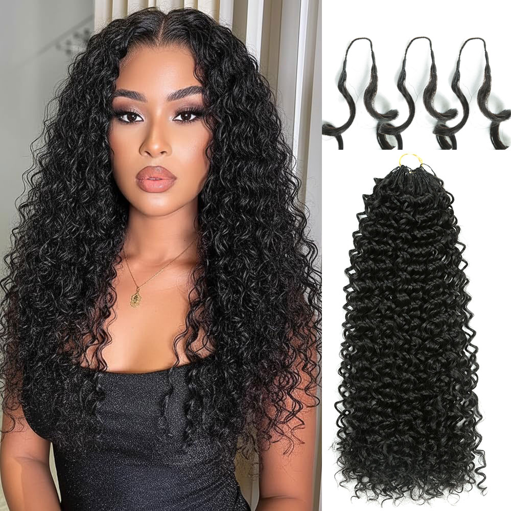 Pure Beauty Hair & Makeup - Extensions de cheveux synthétiques ondulés de