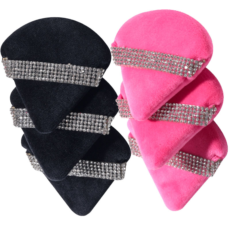 Beauty Gems Makeup - Bouffée de poudre triangle diamant pour