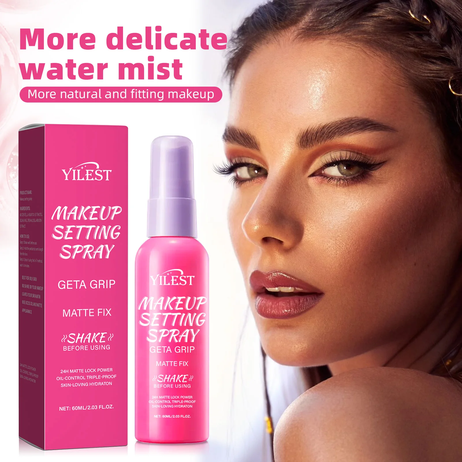 Setting Spray - Spray fixateur de maquillage mat et