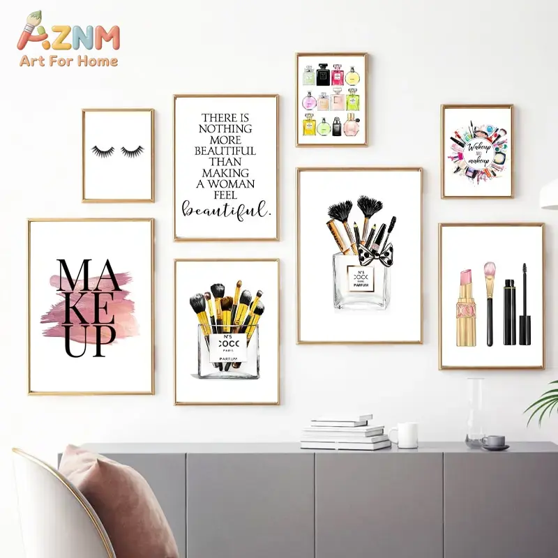 AZNM Affiche Murale en Toile R - Beauty Of Makeup Quotes avis et prix