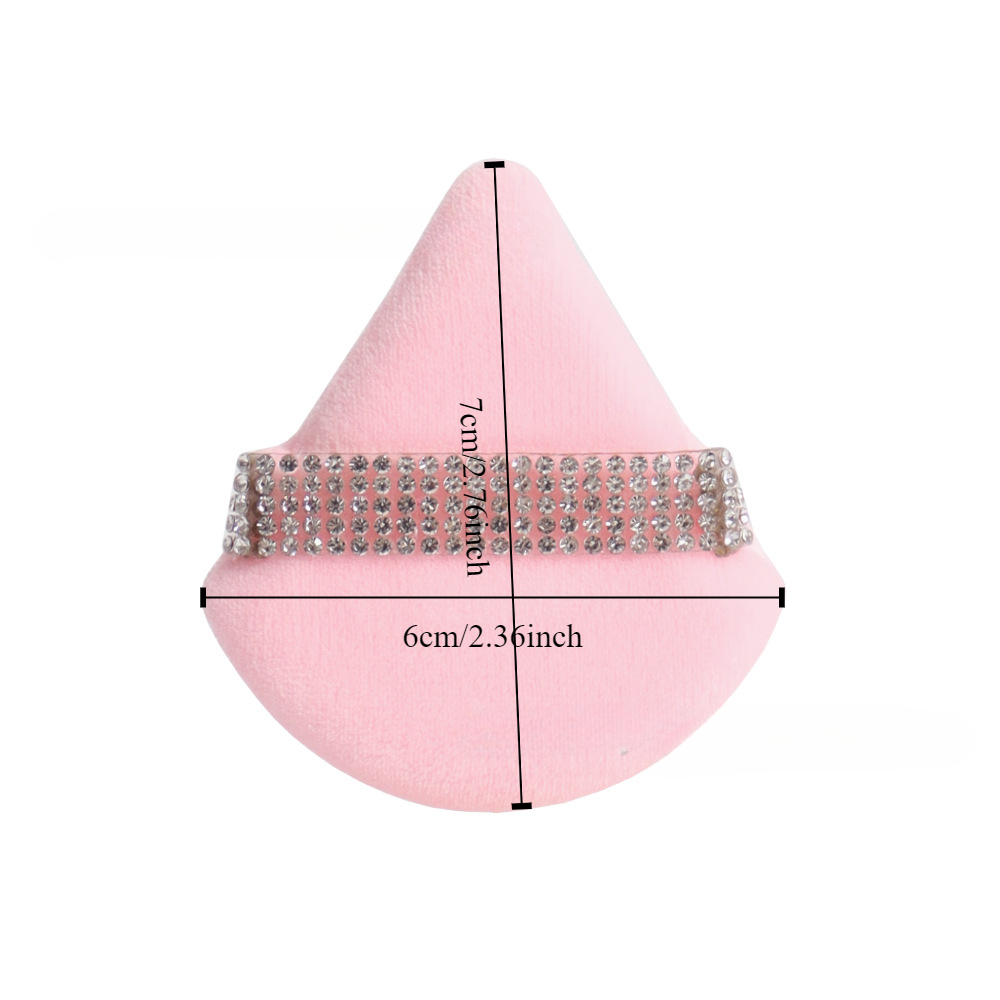 3 pièces rose Triangle poudre  - Beauty Gems Makeup avis et prix