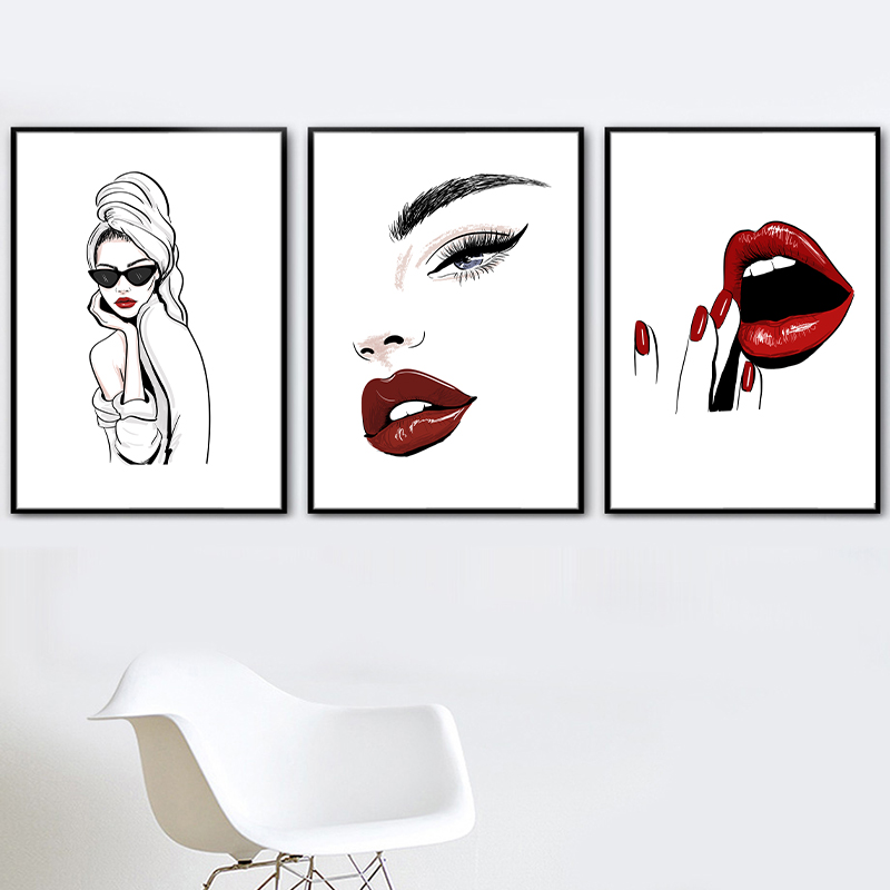 Affiche de maquillage de mode  - Beauty Of Makeup Quotes avis et prix