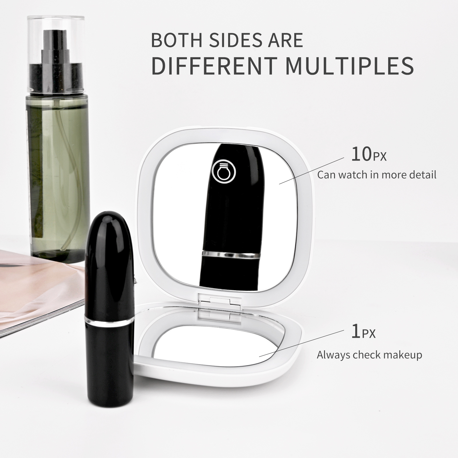Mini miroir de maquillage de p - Beauty Makeup Uk avis et prix