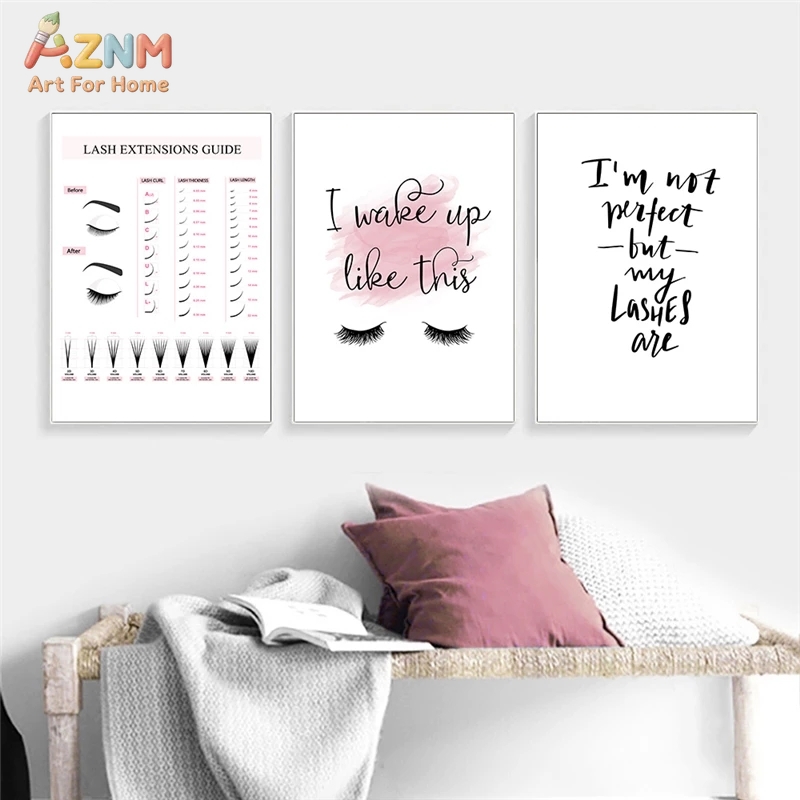 Tableau mural en toile AZNM su - Beauty Of Makeup Quotes avis et prix