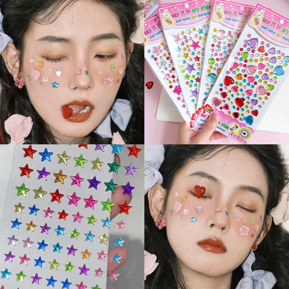 Strass autocollants pour le vi - Beauty Gems Makeup avis et prix