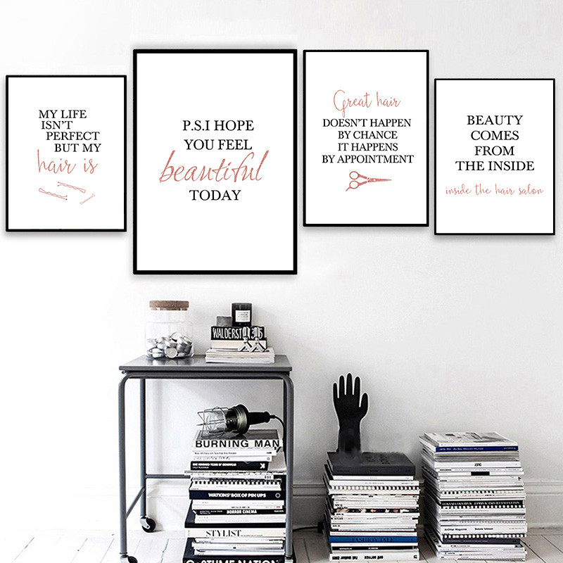 Affiches d'art de citation de  - Beauty Of Makeup Quotes avis et prix