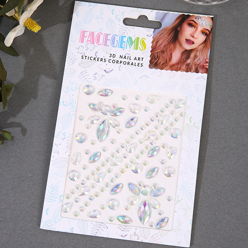 Maquillage auto-adhésif diaman - Beauty Gems Makeup avis et prix