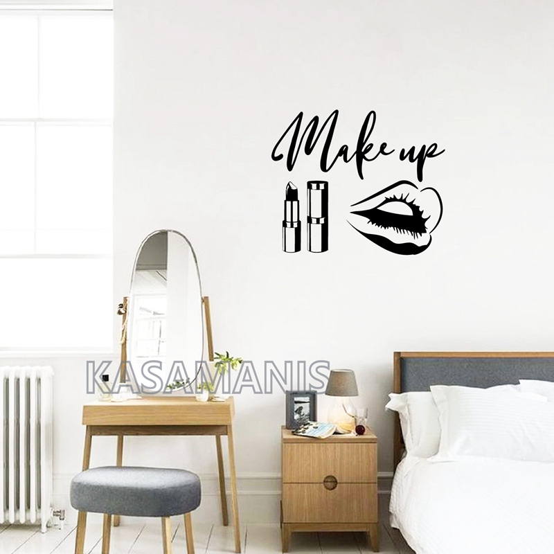 Décalcomanies d'art mural avec - Beauty Of Makeup Quotes avis et prix
