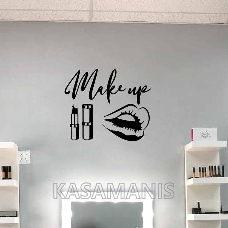 Décalcomanies d'art mural avec - Beauty Of Makeup Quotes avis et prix
