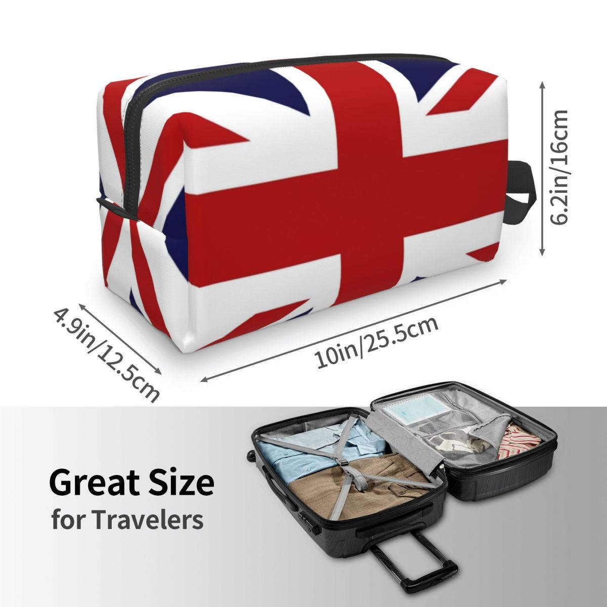 Sac de maquillage avec drapeau - Beauty Makeup Uk avis et prix