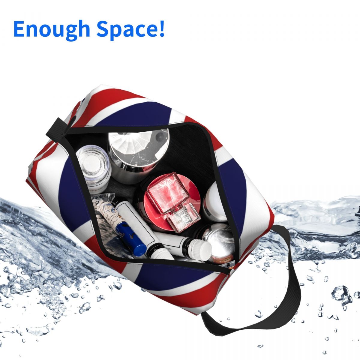 Sac de maquillage avec drapeau - Beauty Makeup Uk avis et prix
