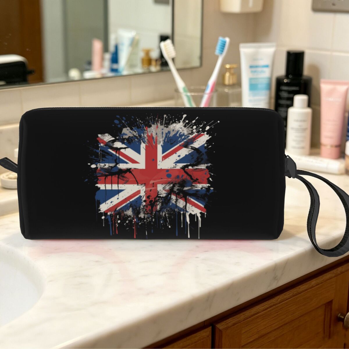 Sac de maquillage avec drapeau - Beauty Makeup Uk avis et prix